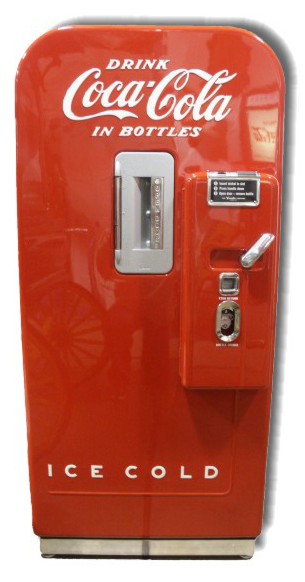 Coca-Cola Vendo 39 Soda Bottle Machine