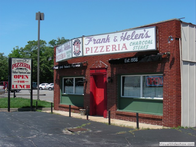 2. The front facade of Frank & Helen's where the entrance is actually on the East side of the building.