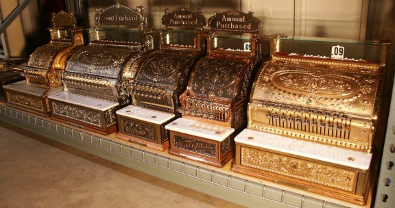 Antique cash registers